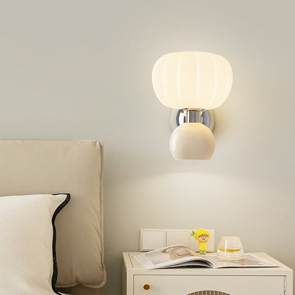 Moderne LED-Wandlampen Creme-Leuchtezauber
