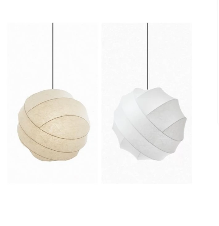 Noguchi Wabi Sphere – Japanische Papier-Hängeleuchte im Wabi-Sabi Stil