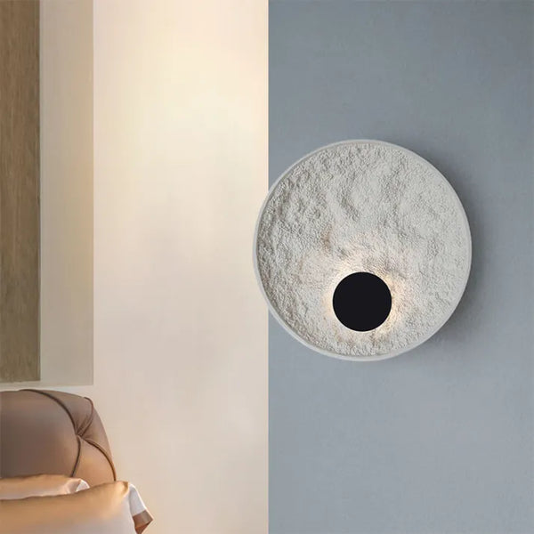 Runde Mondkugel-Wandleuchte für das Schlafzimmer-Leuchtezauber