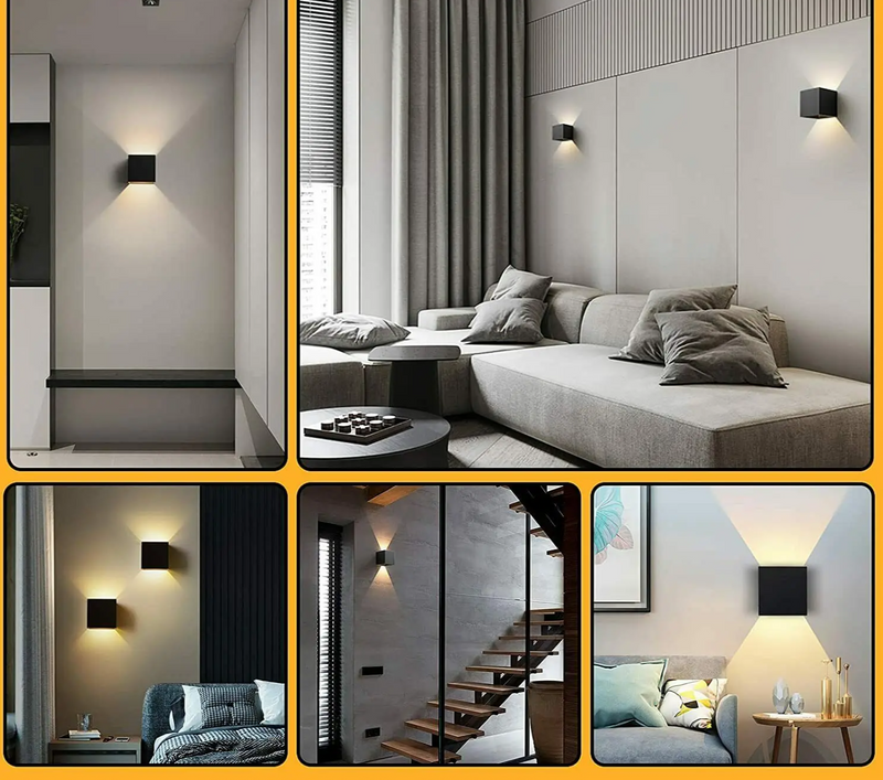 LUMICUBE LED Wandleuchten Set (4 Stück)-Leuchtezauber