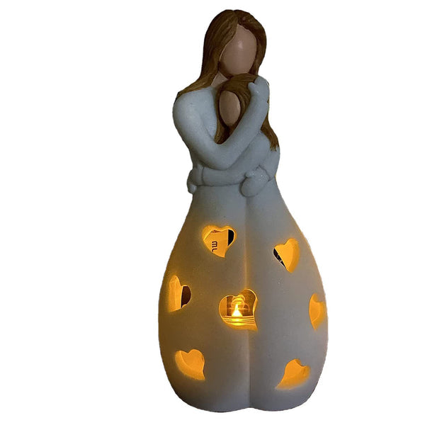 Romantische beige Tischlampe-Leuchtezauber