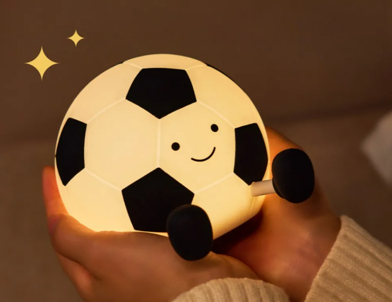 GlowKick Fußball-Silikon Nachtlicht-Leuchtezauber