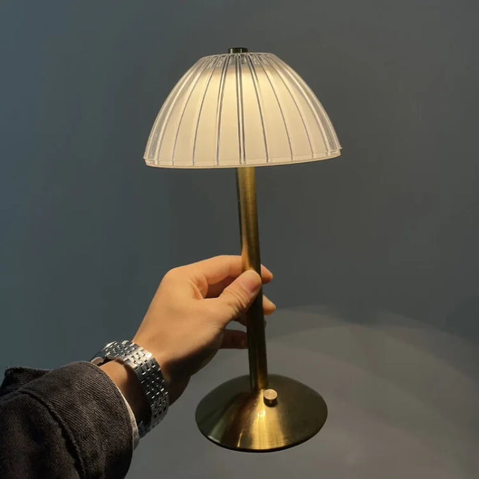 Kabellose Kristall-Tischlampe-Leuchtezauber