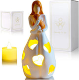 Romantische beige Tischlampe-Leuchtezauber