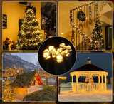 FIREFESTA – 1000/1500 LED Weihnachts-Lichterkette "Firecracker"