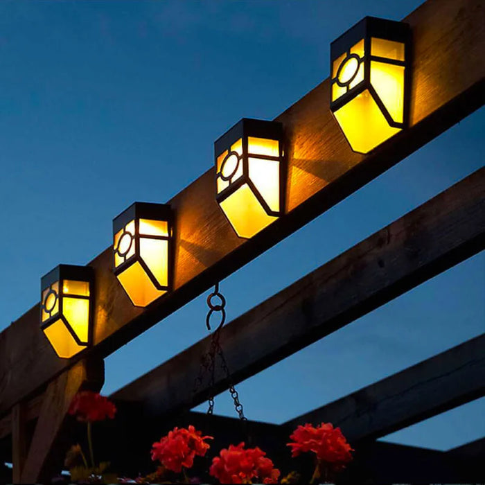 Solar - LED-Wandleuchte (2 Packungen)-Leuchtezauber