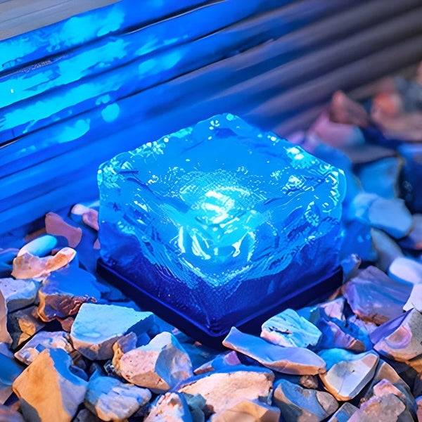 Quadratische Solarlampe-Leuchtezauber