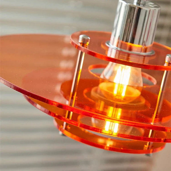 Moderne UFO-förmige Kronleuchter-Vintage-Hängelampe-Leuchtezauber