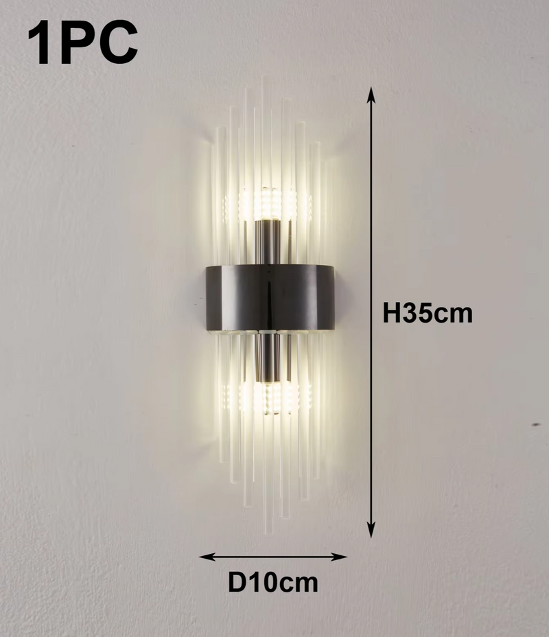 LUXARÉ CrystalLine Wandlamp-Leuchtezauber