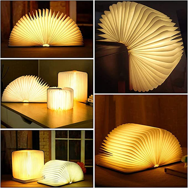 Enchanted Book Lampe für auf Tisch mit warmem Licht-Leuchtezauber