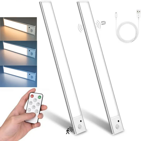 LumiTrack – Kabelloses LED Nachtlicht mit Bewegungssensor & USB-Aufladung-Leuchtezauber