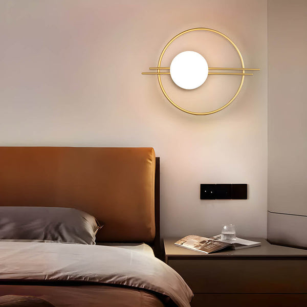 Moderne LED-Wandleuchte Eclipse-Leuchtezauber