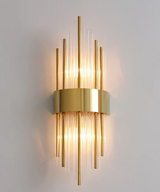 AuriLux Nordic Kristall-Wandleuchte-Leuchtezauber