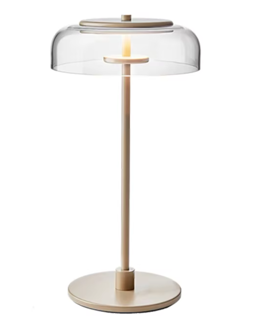 Aurélo – Designer Tischlampe aus Glas mit LED & Postmodernem Stil-Leuchtezauber