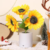 Glitzernde Sonnenblume Lampe für auf Tisch-Leuchtezauber