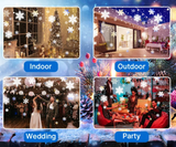 SNOWGLOW – LED Schneefall Projektor mit Doppelkopf