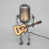 Guitarlamp - Lampe Roboter mit Gitarre-Leuchtezauber