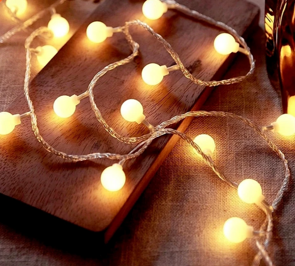 USB/Batterie LED Kugel Weihnachtslichter