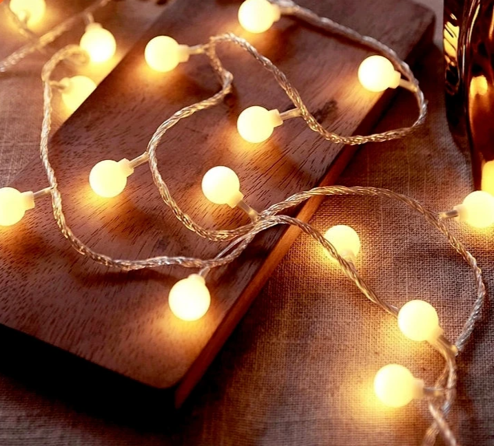 USB/Batterie LED Kugel Weihnachtslichter