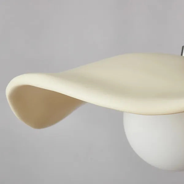 Kreative Wabi Sabi Esszimmer-Hängelampe mit Lotusblättern-Leuchtezauber