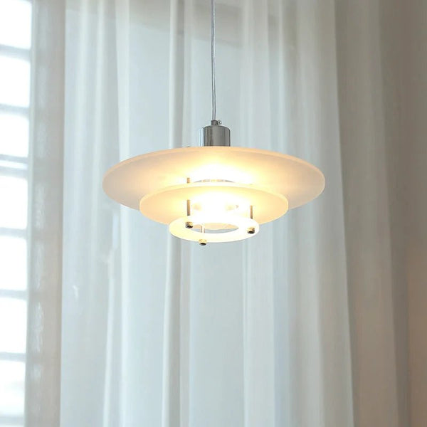 Moderne UFO-förmige Kronleuchter-Vintage-Hängelampe-Leuchtezauber