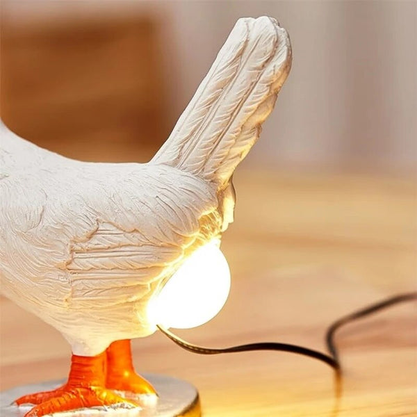 ChickenLamp - lustige Tischlampe in Form eines Huhns-Leuchtezauber
