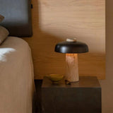 Natural Travertine Tischlampe-Leuchtezauber