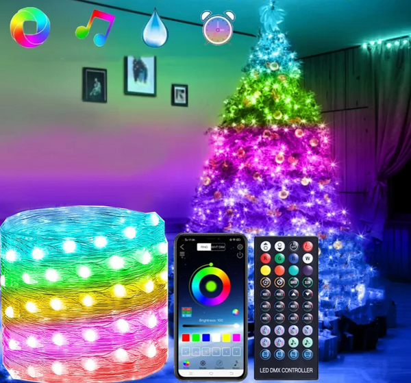 LUMISHOW RGB Smart LED Lichterkette – 10M/20M