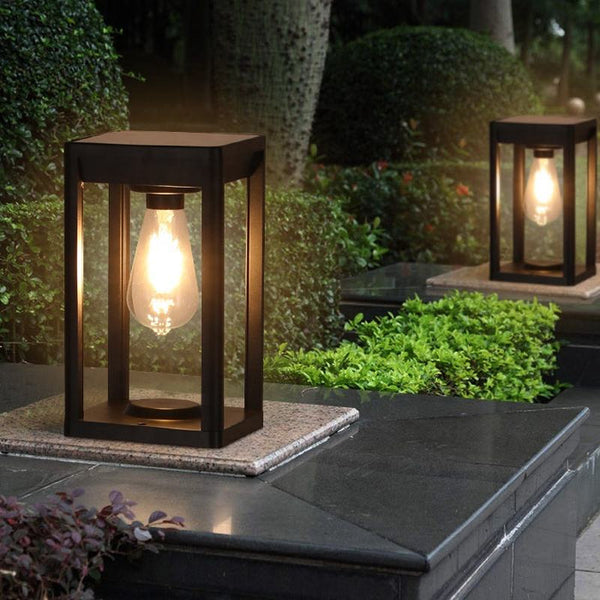 Säule Solarenergie Lampe-Leuchtezauber