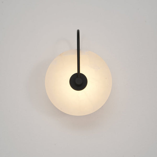Beruhigende Alabaster-LED-Wandleuchte-Leuchtezauber