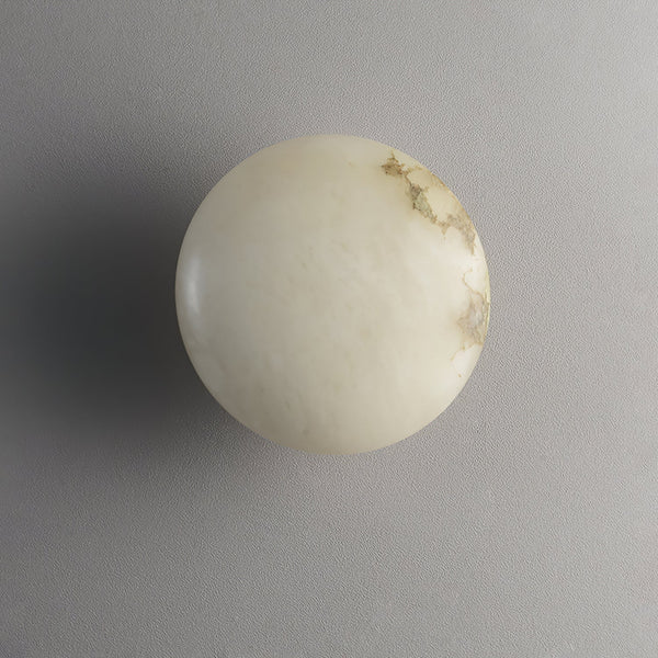 Ovale Deckenleuchte aus Alabaster-Leuchtezauber