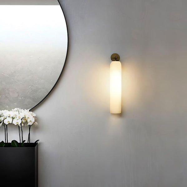Moderne Glaswandleuchte für das Badezimmer-Leuchtezauber