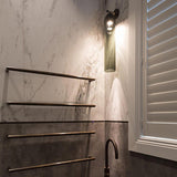Moderne Glaswandleuchte für das Badezimmer-Leuchtezauber