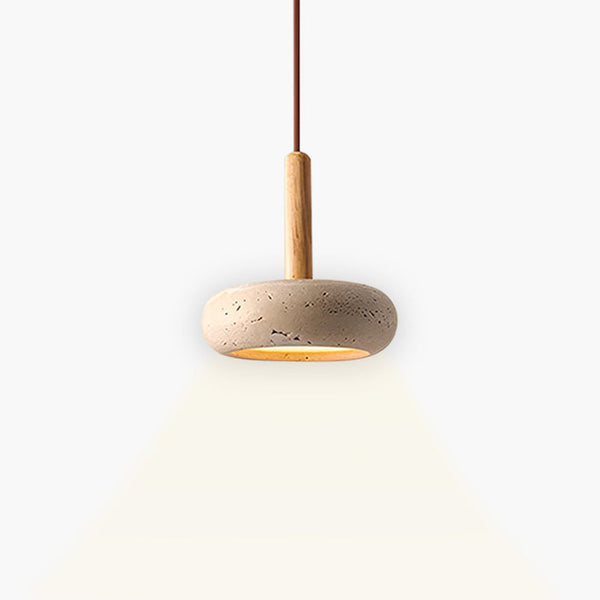 Hängelampe im Wabi-Sabi-Stil-Leuchtezauber