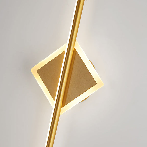 Moderne runde/eckige LED-Wandleuchte Leigh-Leuchtezauber