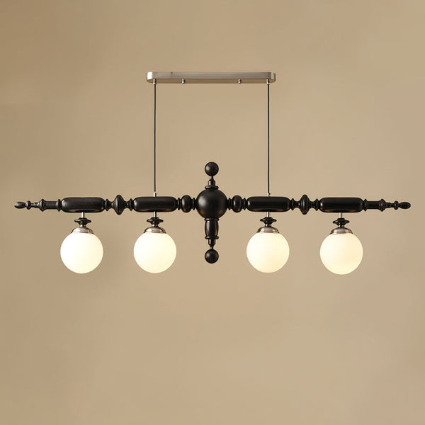 Zeitloser LED-Kronleuchter aus Cambridge-Holz-Leuchtezauber