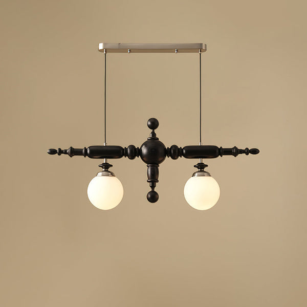 Zeitloser LED-Kronleuchter aus Cambridge-Holz-Leuchtezauber