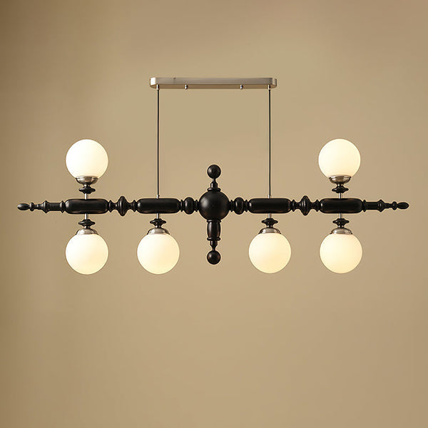 Zeitloser LED-Kronleuchter aus Cambridge-Holz-Leuchtezauber
