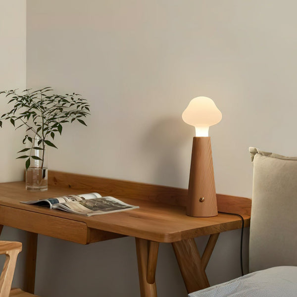 Cloudlet Holz Tischlampe für Schlafzimmer oder Wohnzimmer-Leuchtezauber