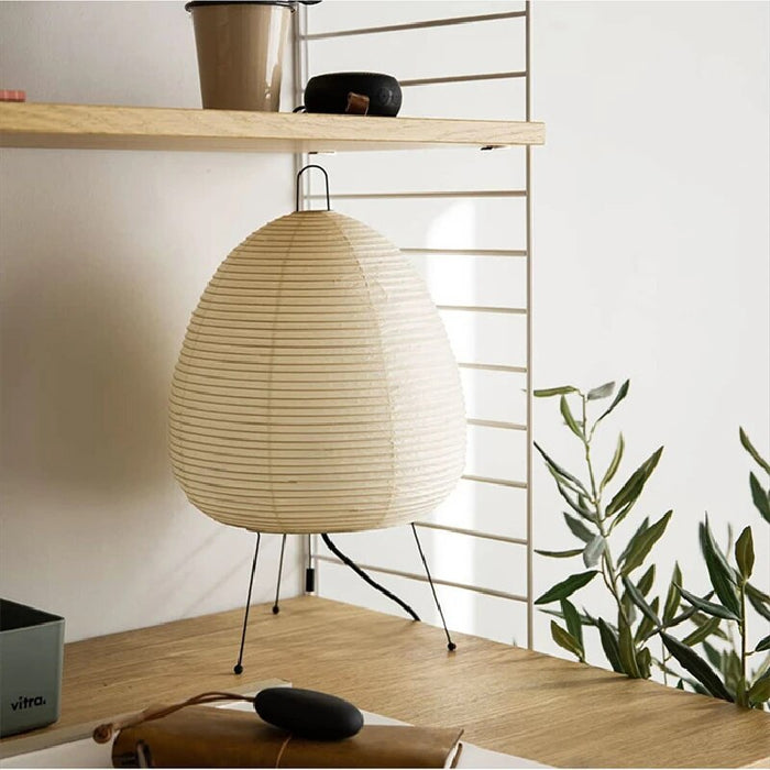 Japanische Lampe aus Reispapier-Leuchtezauber