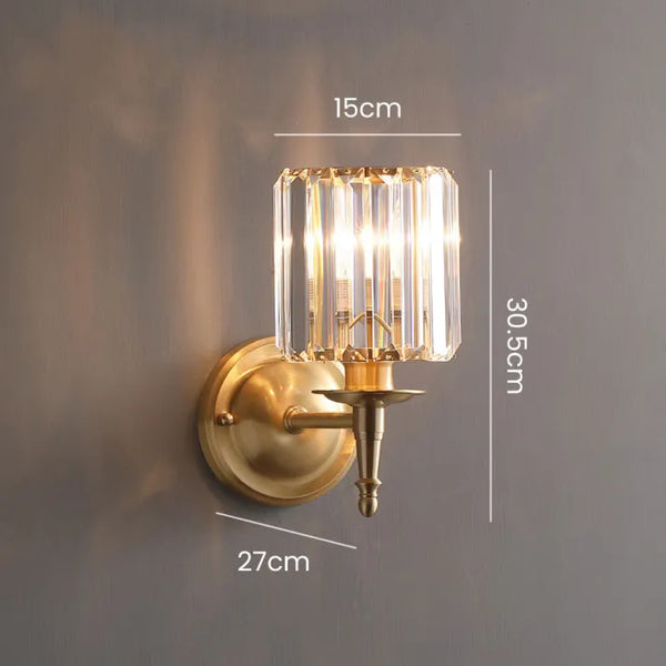 Vintage Luxus Kristall Wandlampe-Leuchtezauber