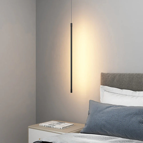 Minimalistische LED-Hängelampe aus Aluminium-Leuchtezauber