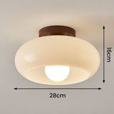 Kleine weiße Vintage-Deckenlampe für den Flur-Leuchtezauber