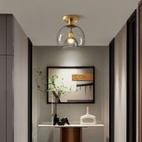 Moderne Deckenleuchte aus Glas in Grau-Leuchtezauber