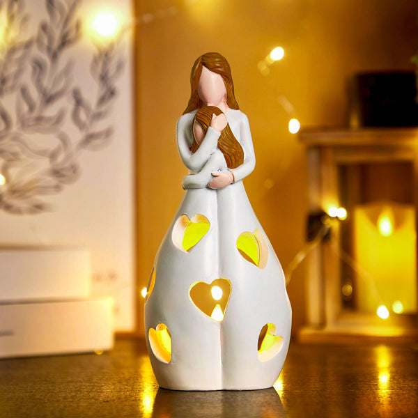 Romantische beige Tischlampe-Leuchtezauber