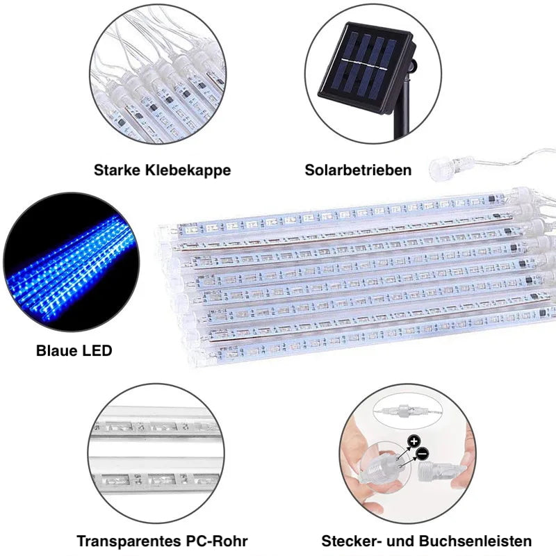 LUMIMETEOR Solar LED Meteorschauer-Lichter-Leuchtezauber