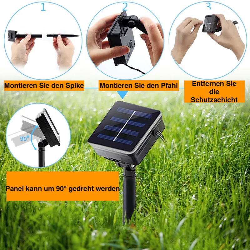LUMIMETEOR Solar LED Meteorschauer-Lichter-Leuchtezauber