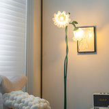 Elegante Calla Blumen Weiß Stehlampe-Leuchtezauber