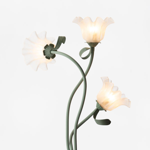 Elegante Calla Blumen Weiß Stehlampe-Leuchtezauber