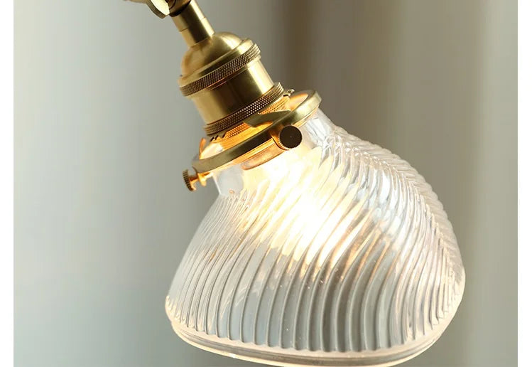 AuroraLux Nordic Wandleuchte – Moderne Kupfer-Wandleuchte mit Zugschalter & Glaskappe